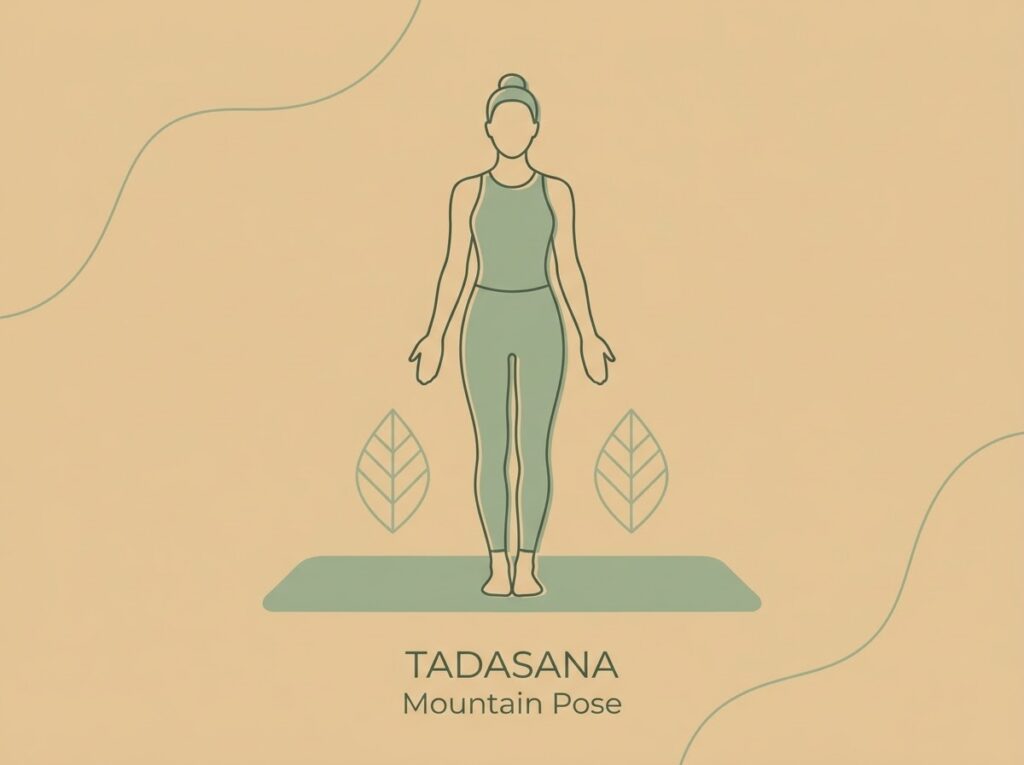 그저 서 있을 뿐인데? 내가 몰랐던 내 몸의 굳은 정렬, 타다아사나(Tadasana / Mountain Pose) tadasana pose,Mountain Pose,Tadasana